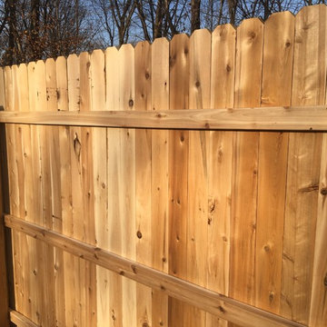 6' Cedar Solid Board Dog-Ear in Stockholm, NJ