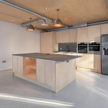 Microcement Kitchen Floor, Walls & Worktop