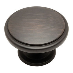 Cosmas - Cosmas 4306ORB Oil Rubbed Bronze Cabinet Oversized Round Knob, Set of 5 - Cabinet And Drawer Knobs