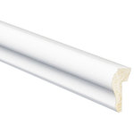 Inteplast Building Products - Polystyrene OG Drip Cap Moulding, Set of 5, 7/16"x1-1/8"x96 ", Crystal White - Inteplast Crystal White Mouldings are the ideal way for you to add style and beauty to your home. Our mouldings are lightweight and come prefinished making them an easy weekend project. Inteplast Crystal White Mouldings come in a wide variety of profiles that give you the appearance of expensive, hand-finished moulding giving you the perfect accent for your room.