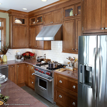 Door style: Pendleton Inset  |  Species: Quartersawn White Oak