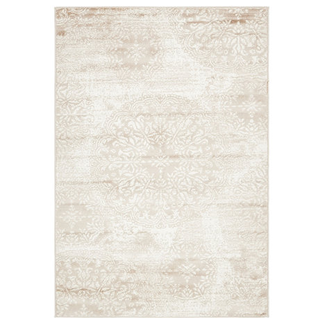 Unique Loom Beige Grand Sofia 4' 0 x 6' 0 Area Rug