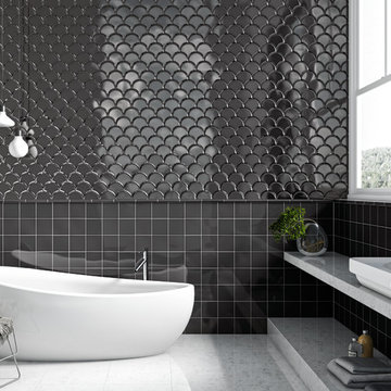 Subway Tile with All The Trimmings