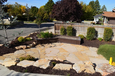 Salt Lake City bench garden design
