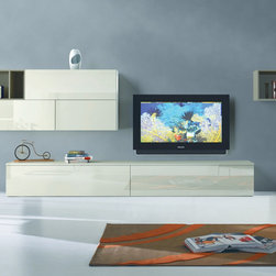 Modern Wall Unit 3D 25 by Artigian Mobili - $3,725.00 - Entertainment Centers And Tv Stands