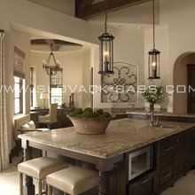 Kitchen lighting and decor