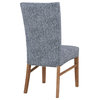 Milton Fabric Chairs, Set of 2, Quiver Indigo Blue