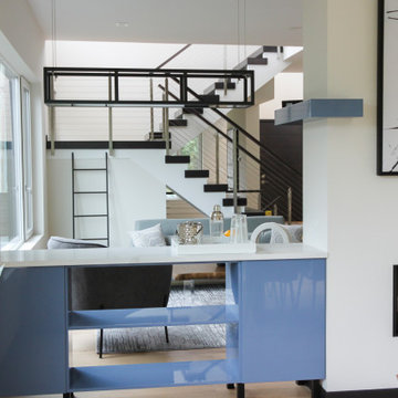 Project #70 | Open-Riser Staircase with Cable Railing