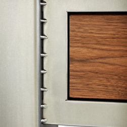 Concrete sink and brushed steel vanity - Bathroom Sinks