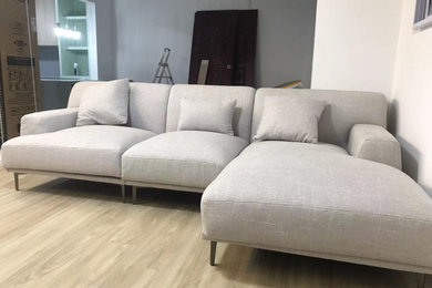 Crystal 260cm Grey Fabric Sectional Sofa | Apr 24