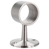 Satin Stainless Steel Flush Center Post for 1-1/2" Outside Diameter Tubing