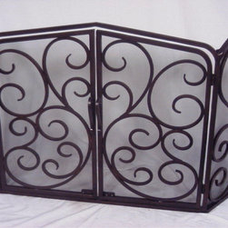 Wrought Iron Fireplace Screens - Products