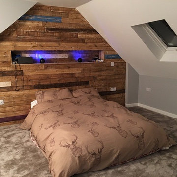 Reclaimed Wood Feature Wall