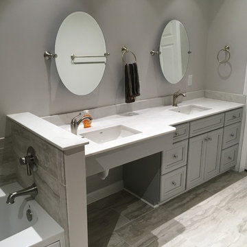 His/Her Wheelchair Accessible Vanity Space