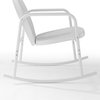 Griffith 2-Piece Outdoor Rocking Chair Set, White Gloss