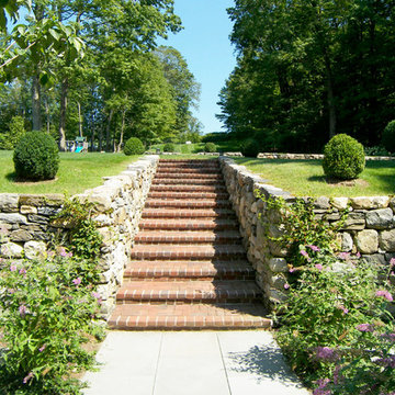 Stone Walls with Brick Staircase