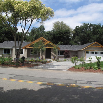 front elevation - after