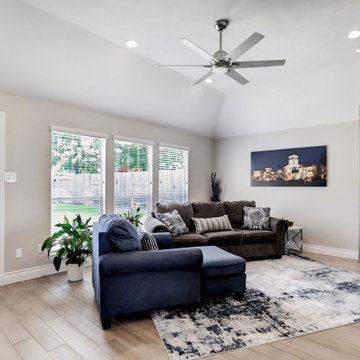 Woodlands Remodel From Production Home To Custom Home