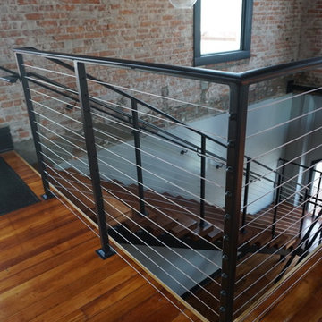 Shape Fitness Cable Wire Railing Job, Worthington, Ohio