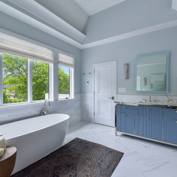 Blue Bathroom Vanity