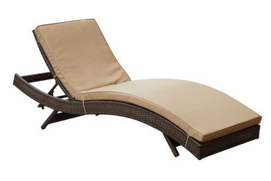 Modway Peer Chaise EEI-961-BRN-MOC