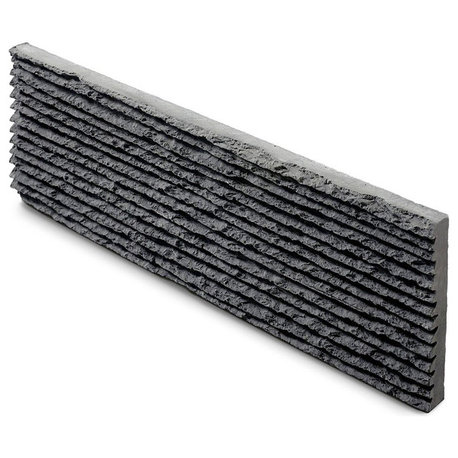 Riscado Concrete Wall Tiles, Set of 8, Gray, Riscado