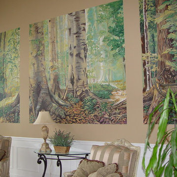 Stunning Trompe L' oeil Murals