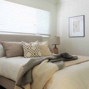 Neutral Textures in a Guest Bedroom