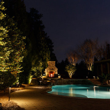Cumming, GA House and Backyard Lighting Project