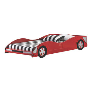 Lightning Mcqueen Racing Twin Car Bed Contemporary Kids Beds