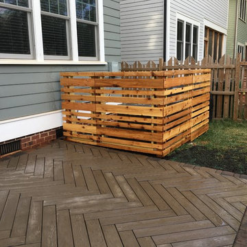 Paver Patio, HVAC Screen, and Raised Planter Bed