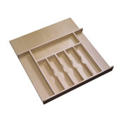 Short Wood Cutlery Tray Insert