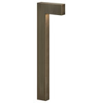 HInkley - Hinkley Atlantis 22" Large LED Path Light, Matte Bronze - The bold, clean lines of the Atlantis path lights complement contemporary architecture for the ultimate in urban sophistication.