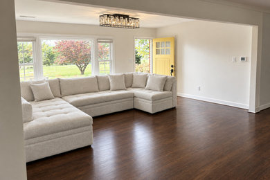 Inspiration for a modern living room remodel in Richmond