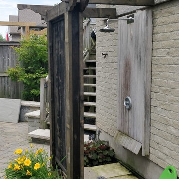 Grey Fence and Privacy Wall