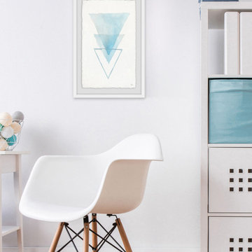 "Inverted Iceberg" Framed Painting Print