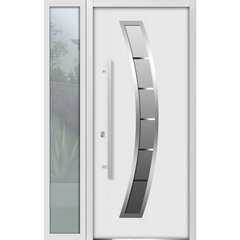 Door Destination 60'' x 80'' Paneled Fiberglass Front Entry Doors