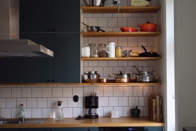 Inspiration for a midcentury kitchen in Stockholm.