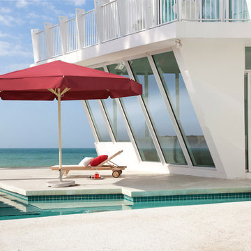 Patio umbrella Primus with valance