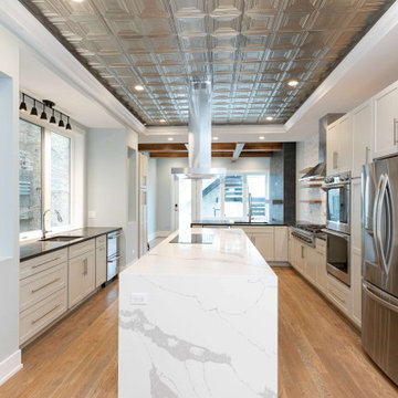 Chicago Modern Kitchen Renovation with Custom Island Design