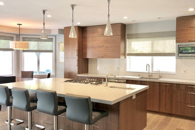 Kitchen - mid-sized modern kitchen idea in Los Angeles