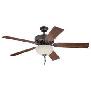 Flush Mount Ceiling Fan Oil Rubbed Bronze With Tea Stain