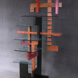Custom Solid State Wall System - Display And Wall Shelves 