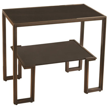 One, Up Table, Bronze Finish
