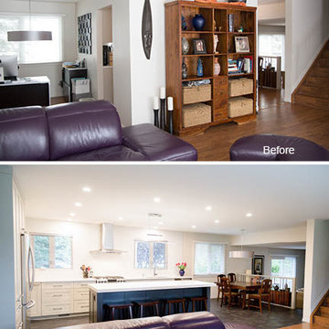 From One-Person Kitchen to Open Concept Functional Living!