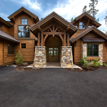 Luxury Mountain Craftsman House Plan 9069