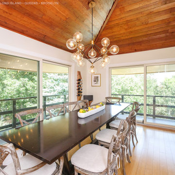 Modern Sliding Glass Doors in Fabulous Dining Room - Renewal by Andersen LINY