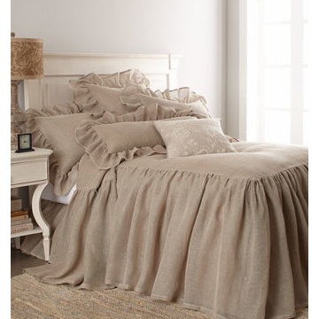 Pine Cone Hill Natural Linen Mesh Bed Linens