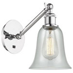Innovations Lighting - Innovations Lighting 317-1W-PC-G2812 Hanover, 1 Light Wall In Industrial - The Hanover 1 Light Sconce is part of the BallstonHanover 1 Light Wall Polished ChromeUL: Suitable for damp locations Energy Star Qualified: n/a ADA Certified: n/a  *Number of Lights: 1-*Wattage:100w Incandescent bulb(s) *Bulb Included:No *Bulb Type:Incandescent *Finish Type:Polished Chrome