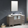 Fresca Torino Gray Oak Modern Bathroom Vanity